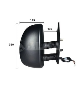 Dıs Dıkız Aynası Sağ Mekanik Uzun Kol Çift Aynali Fıat Ducato-Boxer-Jumper Bm 2000-2006 (Oem No: 132