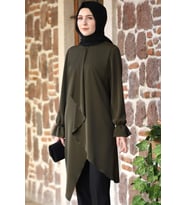 Nisa Tunik Haki BLE20