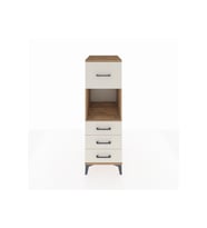 Kronos Dolap Tek Raflı 4 Çekmeceli 44x59x134 Çam-Aytaşı