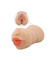 3 Boyutlu Ten Rengi Suni    Vajinal Mastürbatör - Zoey