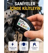 110 dB Alarm Disk Kilidi Motosiklet Scooter Bisiklet Güvenlik Yeni Nesil