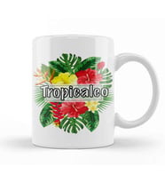 Tropical Island Latino Summer Vibes Kupa Bardak Porselen