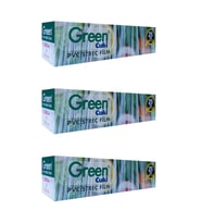 Green PVC Streç Film Folyo - Gıdaya Uygun - 9 Mikron - 30 x 300 Metre - 3 Paket