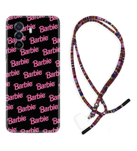 Huawei Nova Y70 Y90 Nova 9 SE  Kılıf Boyun Asklı Rasta Silikon Barbie 1404