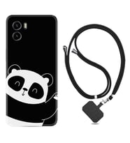 Vivo Y15S Y32 Y33S Y51 Y53S Kılıf Boyun Askılı Silikon Bay Bay Panda 1784