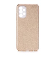 Galaxy A32 4G Kılıf Simli Renkli Silikon (Gold)