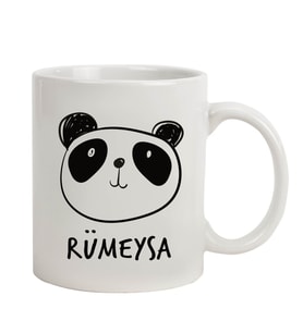 Kişiye Özel Panda Temalı Kupa Bardak M3