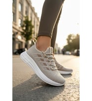 Enoch Kadın Hafif Koşu Ayakkabısı Nefes Alan Triko Örgü Sneaker