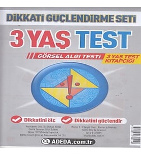 Dikkati Güçlendirme Seti 3 Yaş Test