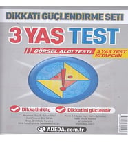 Dikkati Güçlendirme Seti 3 Yaş Test
