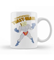Powdered Toast Man - Ren and Stimpy Kupa Bardak Porselen