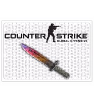 Counter Strike Cs Go Fade Knife Puzzle 240 Parça Yapboz