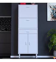 Modilayn VİO (55x163,4x32,5 cm) Yeni çekmeceli, kapaklı, ekmeklikli, çok amaçlı mutfak dolabı.