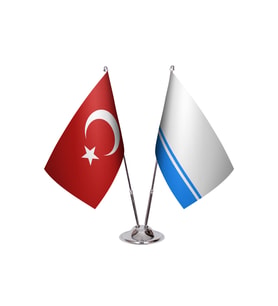 Dağlık Altay İkili Masa Bayrağı