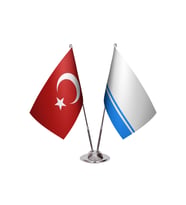 Dağlık Altay İkili Masa Bayrağı
