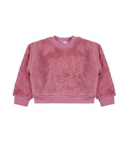 Civil Girls Love Nakışlı 2-5 Yaş Sweatshirt - Pembe