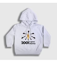 Presmono Unisex Çocuk Beyaz Astronot V2 Film 2001 A Space Odyssey Kapüşonlu Sweatshirt 241532tt
