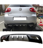 Vw Golf Mk5 Difüzör Difizör Gri + Kare Egzoz Görünüm C Tip 2003-2009