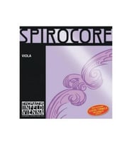 Thomastik S20 Spirocore Medium G (Sol) Tek Viyola Teli Esnek Çelik Çekirdek, Krom Sarım, Güçlü Ses Projeksiyonu ve Netlik