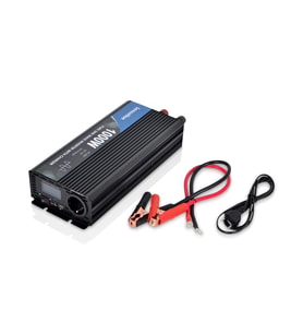 Sensation 1000W Watt 1 KW Tam Sinüs Şarjlı(15A) Ekranlı İnverter 12/220V Çevirici İnverter Dw Serisi (Siyah)