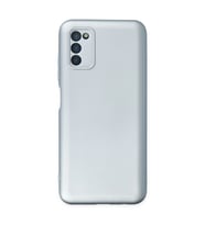 Samsung Galaxy A03s Kılıf Nano İçi Kadife Silikon - Sky Blue