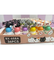 BAM KEDİ BAŞLIKLI KEÇELİ KALEM