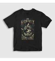 Presmono Unisex Çocuk Siyah Experience Jimi Hendrix T-Shirt 302319tt