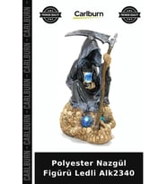 Özel Üretim Fantezi Karanlık Sanat Koleksiyon Dekoratif Heykel Polyester Nazgül Figürü Ledli Alk2340
