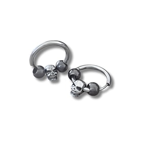 Omark Cotton Dr Skull Küpe (Metal)