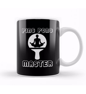 Ping Pong Master Table Tennis Pingpong Players Kupa Bardak Porselen