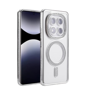 Xiaomi Redmi Note 14 Pro 5g Joke Simli Magneticsafe Kılıf - Gümüş