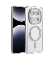 Xiaomi Redmi Note 14 Pro 5g Joke Simli Magneticsafe Kılıf - Gümüş