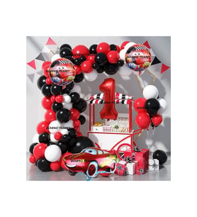 ARABA FİĞÜRLÜ BALON ZİNCİR SET