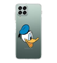 Samsung Galaxy M33 Kapak Donald Duck Tasarımlı Şeffaf  Kılıf