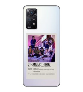 Redmi Note 12 Pro 4G Uyumlu Stranger Things Minimalist Poster Desenli Şeffaf Telefon Kılıfı