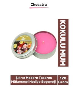 Premium Aromaterapi Arınma Huzur Meditasyon Yoga Esans Dekoratif Mum Oda Kokusu 120g Teneke Kutu
