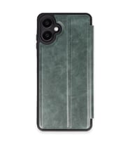 Samsung Galaxy A06 Kılıf Flip Cover - Koyu Yeşil