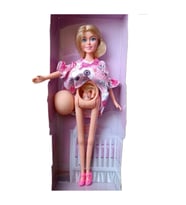 Oyuncak Karnı Açılan Hamile Bebek Kaliteli Model Bebek ve Bebeği Hamile Yeni Doğan Bebek Y058
