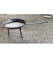 kara tava + üç ayak set
