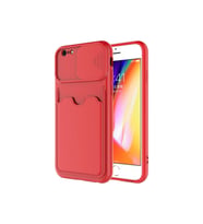 Apple iPhone 6 Uyumlu Kılıf Zore Kartix Kapak (Kırmızı)