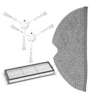 Xiaomi İle Uyumlu Mi Robot vakum 2 Pro + Robot Süpürge Hepa Filtre Mop Bezi Yan Fırça 2Ad