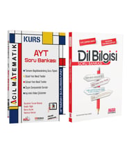 Acil Yayınları AYT Matematik KURS ve AKM Dil Bilgisi Soru Bankası Seti 2 Kitap