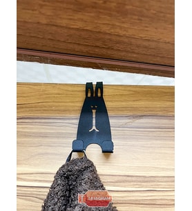 Köpek Askılık Kapı Arkası Bornoz Askılığı Mutfak Banyo Askılığı Havlu Askılığı Elbise Askılık (Siyah)