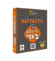 Tasarı Matematik 41 Günde DGS ALES KPSS Tekrar