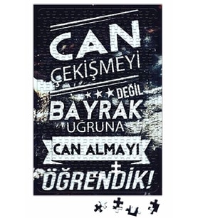 Ayyıldız Can Çekişmeyi Değil Bayrak Uğruna Can Almayı Öğrendik Puzzle 240 Parça Yapboz
