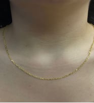 ince ithal gold gümüş zincir