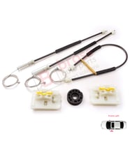 Ford Focus MK3 C346 2010-2019 4/5 Kapı BM51A23201 İçin Ön Sol Cam Kriko Tamir Seti