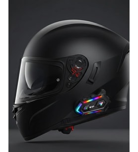 Yeni Nesil Bluetooth 5.3 Motosiklet Intercom Rgb Işıklı 1000m Mesafeli