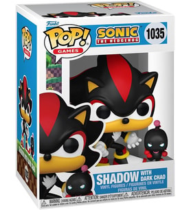 Funko Pop&Buddy: Sonic- Shadow/Chao Figür (Krem)