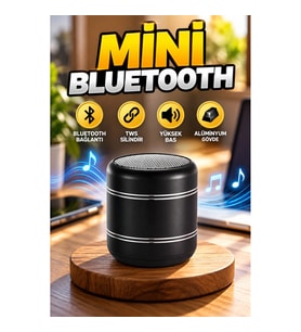 4W Mini Bluetooth Hoparlör Alüminyum Gövde, TWS ve Yüksek Bas